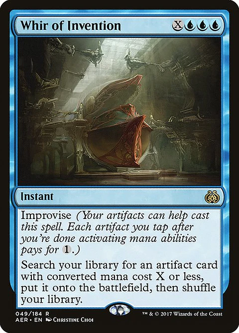Carta Magic - Whir of Invention - Idioma: Ingles - Edicion: Aether Revolt