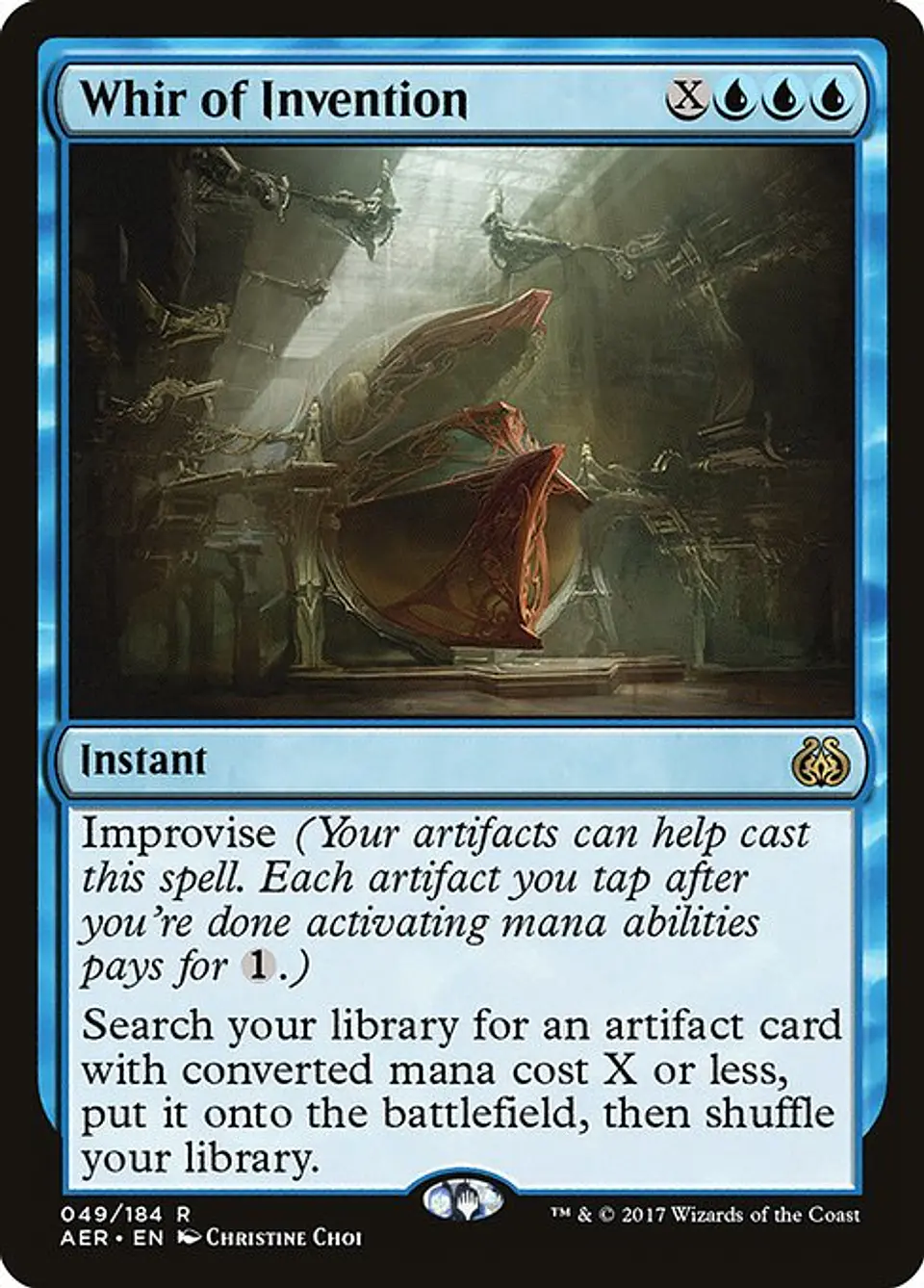 Carta Magic - Whir of Invention - Idioma: Ingles - Edicion: Aether Revolt 1