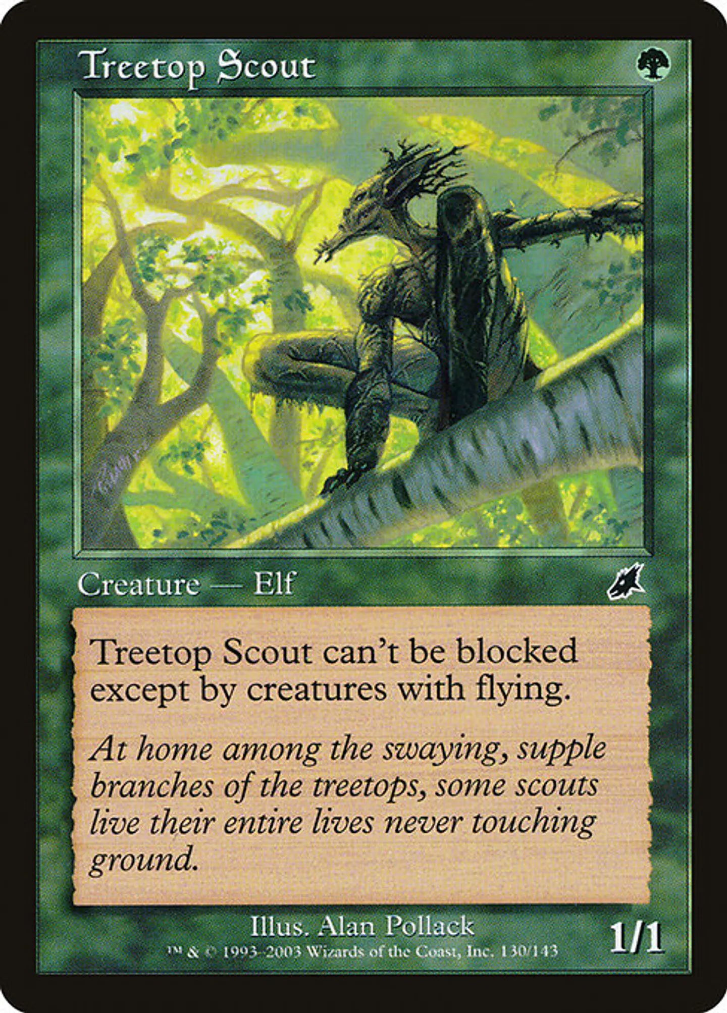 Carta Magic - FOIL Treetop Scout - Idioma: Ingles - Edicion: Scourge 1