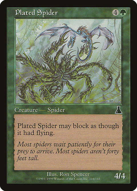 Carta Magic - FOIL Plated Spider - Idioma: Español - Edicion: Urza's Destiny