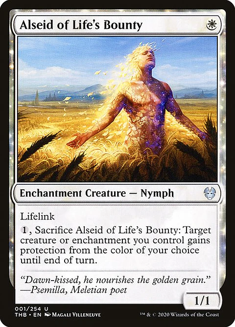 Carta Magic - FOIL Alseid of Life's Bounty - Idioma: Ingles - Edicion: Theros Beyond Death