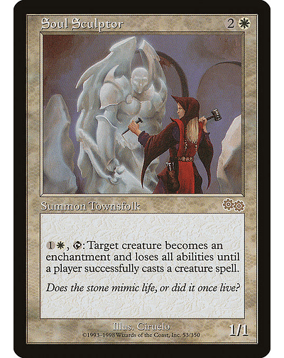 Carta Magic - Soul Sculptor - Idioma: Español - Edicion: Urza's Saga