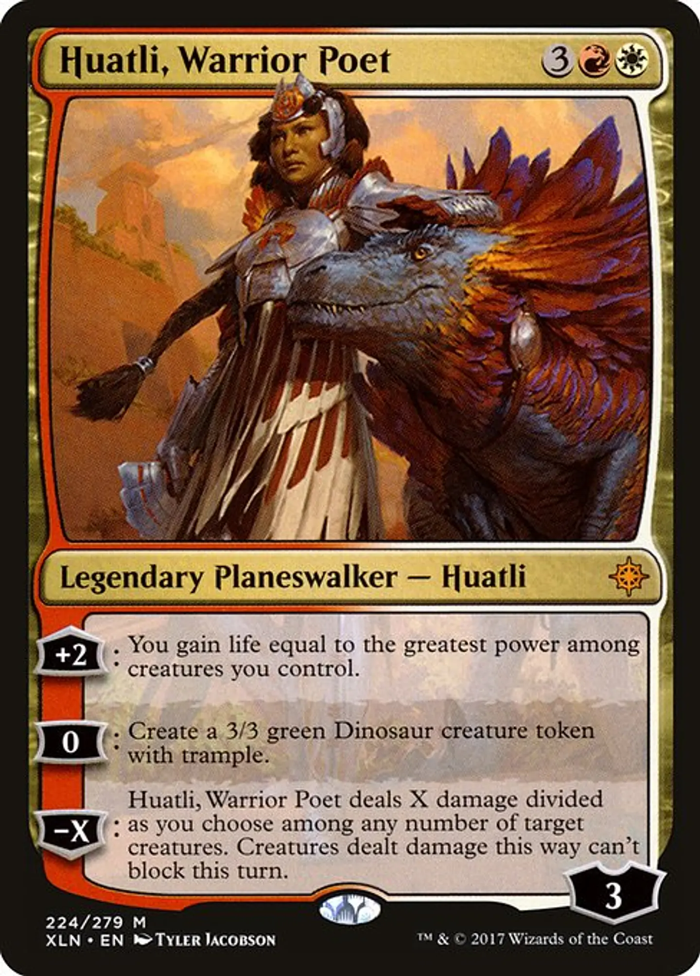 Carta Magic - Huatli, Warrior Poet - Idioma: Español - Edicion: Ixalan 1