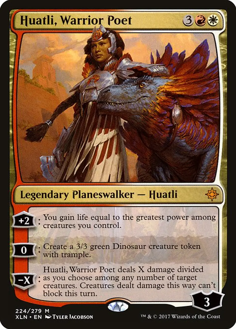 Carta Magic - Huatli, Warrior Poet - Idioma: Español - Edicion: Ixalan 1