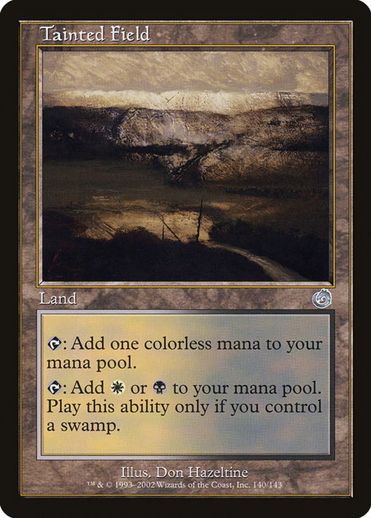 Carta Magic - Tainted Field - Idioma: Ingles - Edicion: Torment 1