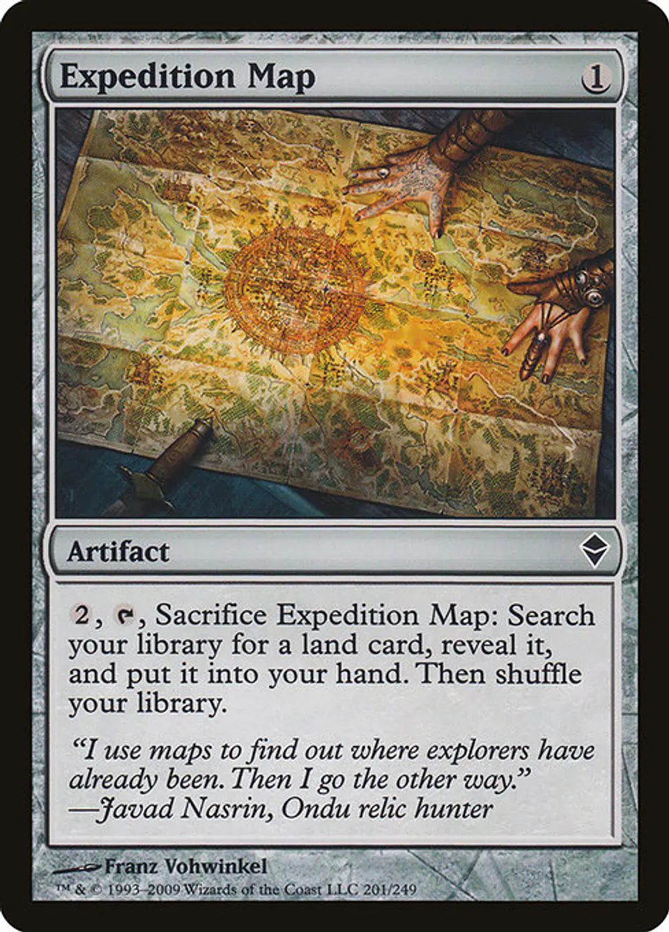Carta Magic - Expedition Map - Idioma: Ingles - Edicion: Zendikar 1