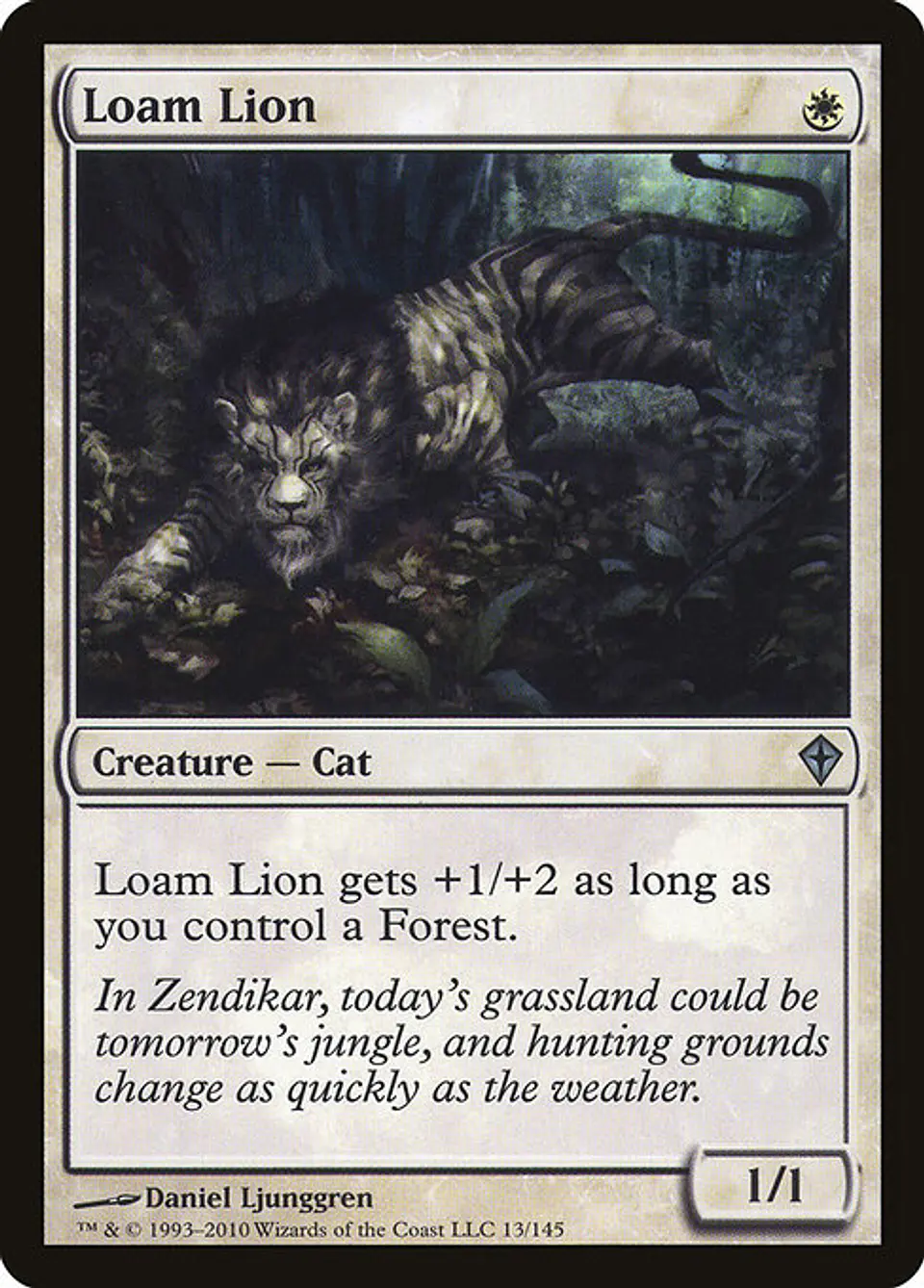 Carta Magic - FOIL Loam Lion - Idioma: Ingles - Edicion: Worldwake 1