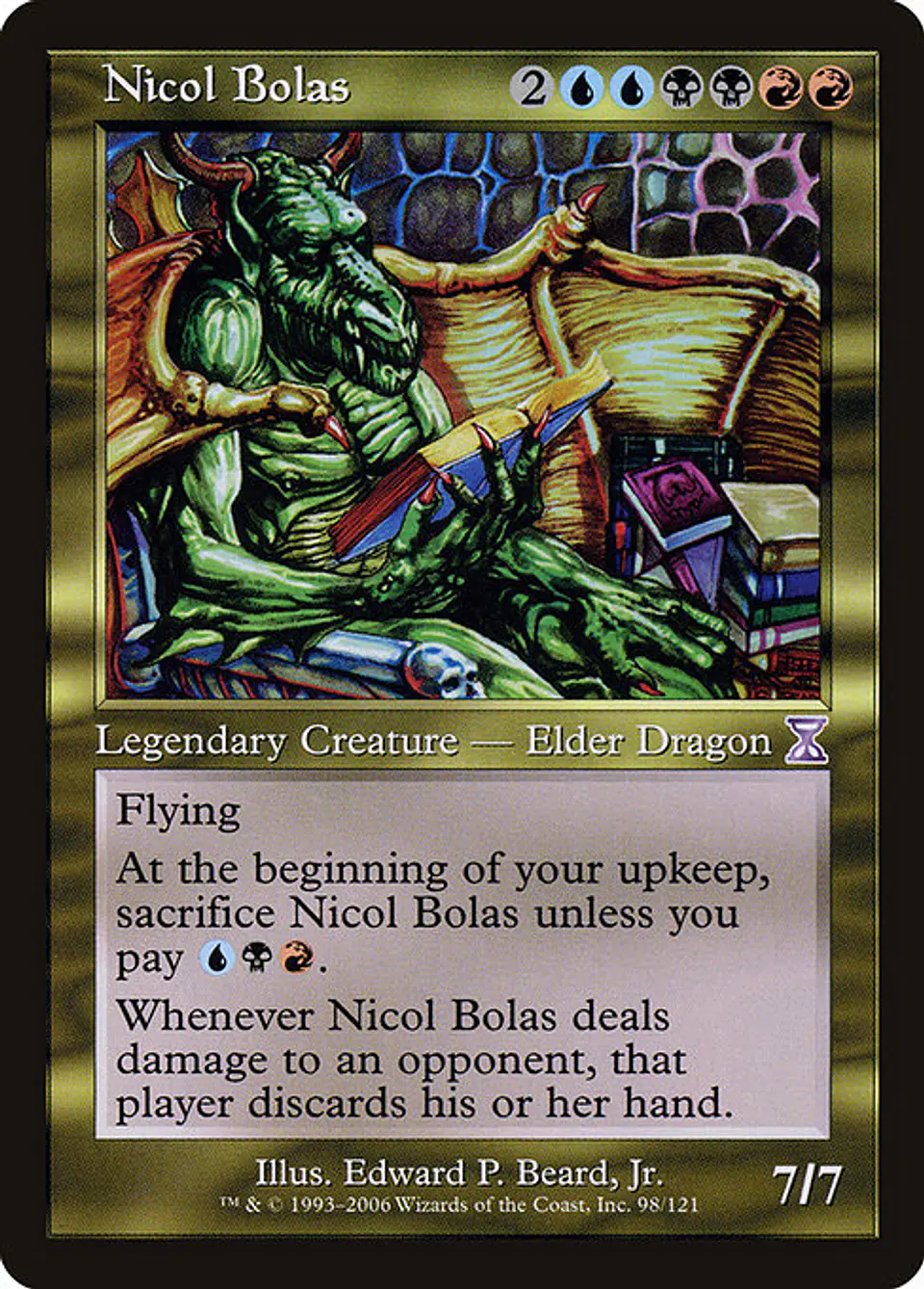 Carta Magic - Nicol Bolas - Idioma: Ingles - Edicion: Time Spiral Timeshifted 1
