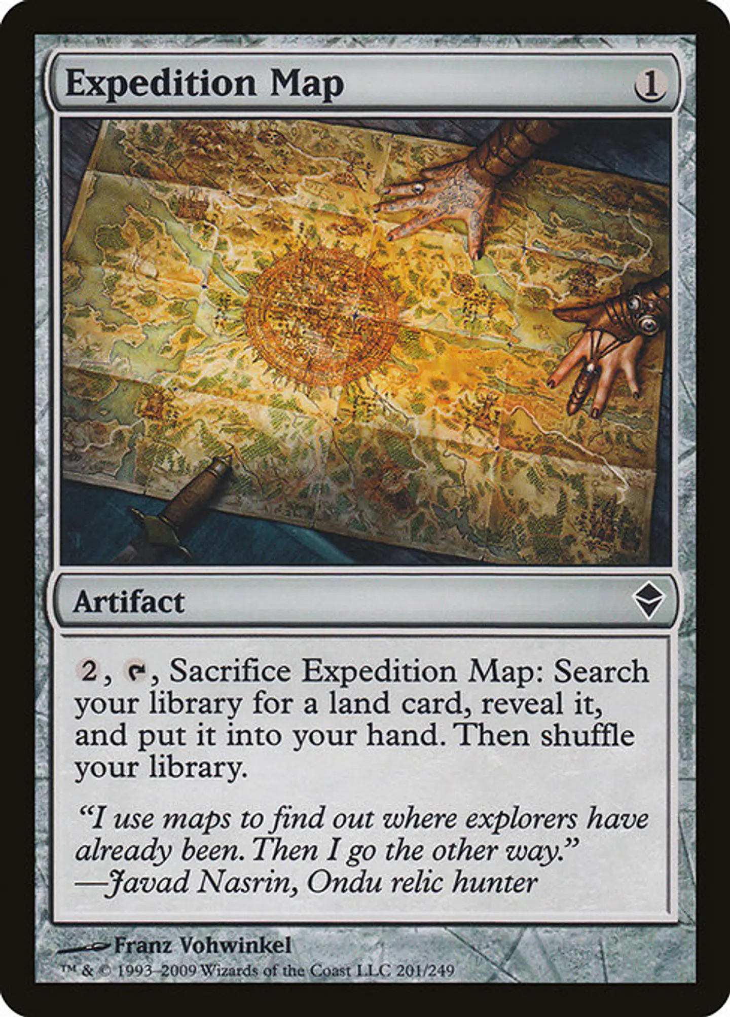 Carta Magic - Expedition Map - Idioma: Español - Edicion: Zendikar 1