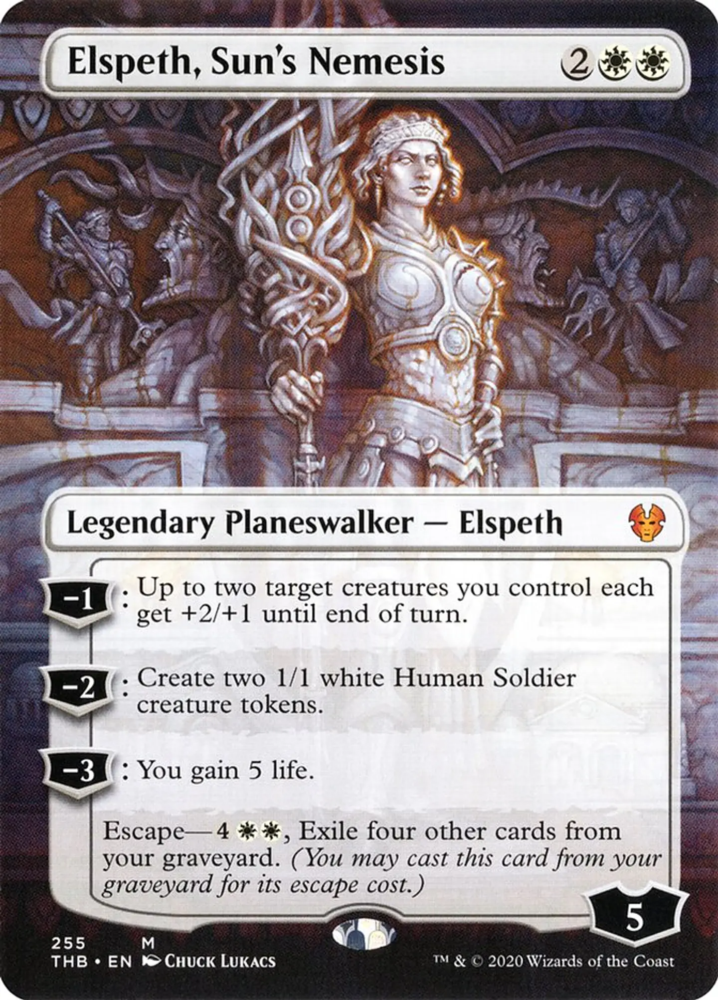 Carta Magic - Elspeth, Sun's Nemesis - Idioma: Español - Edicion: Theros Beyond Death Variants 1