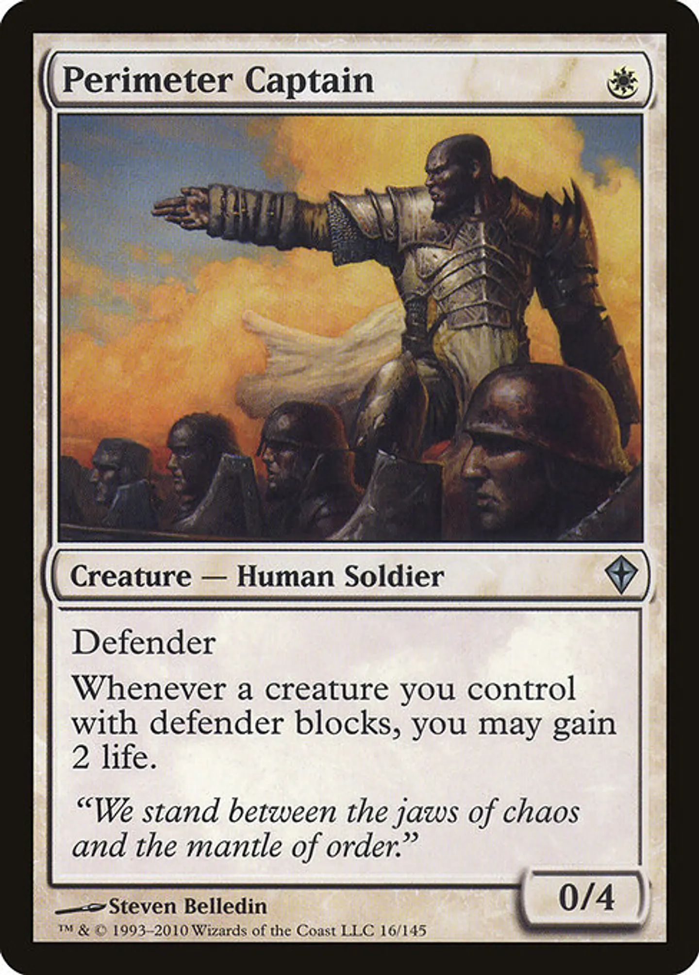 Carta Magic - Perimeter Captain - Idioma: Español - Edicion: Worldwake 1