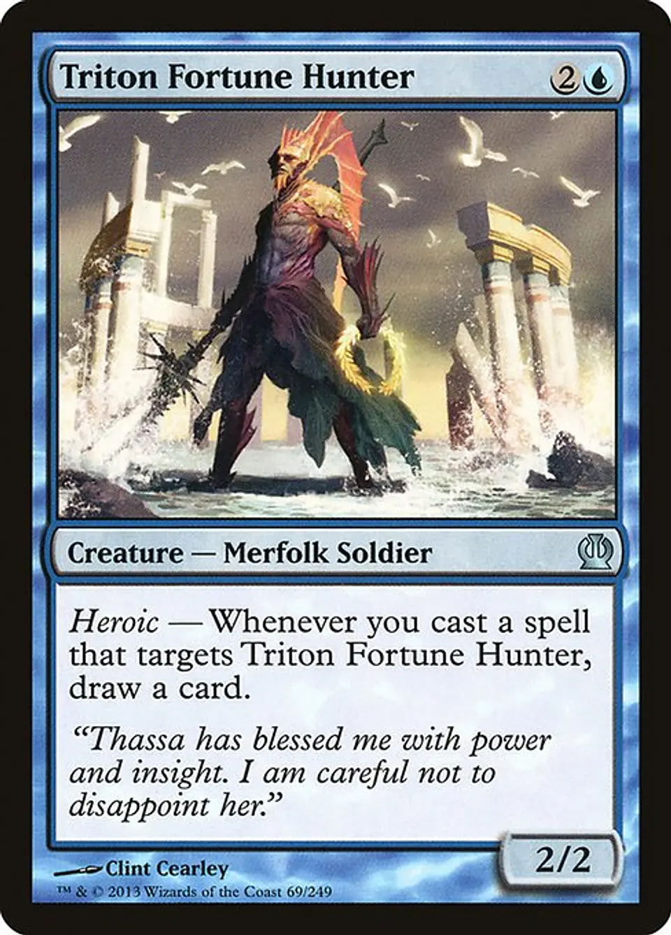 Carta Magic - FOIL Triton Fortune Hunter - Idioma: Ingles - Edicion: Theros 1