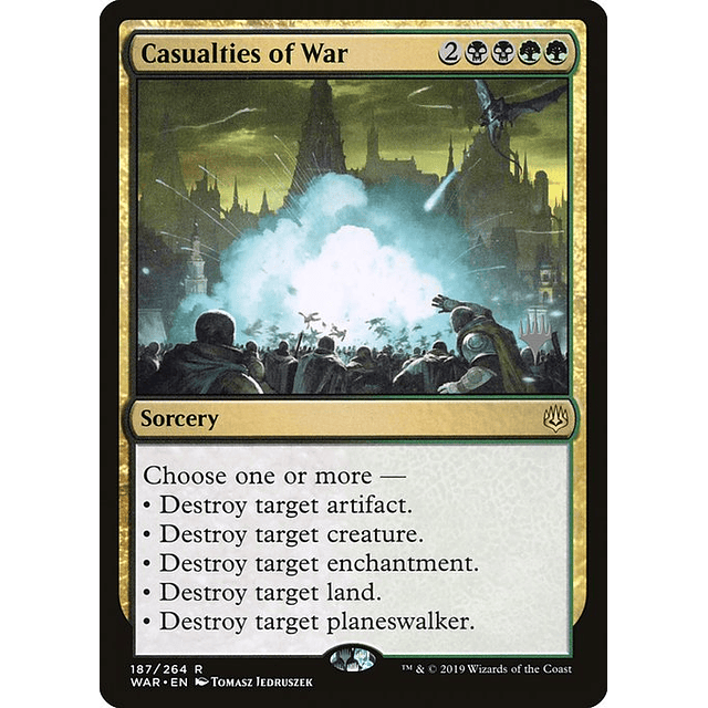 Carta Magic - Casualties of War - Idioma: Ingles - Edicion: War of the Spark Promos