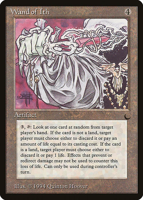 Carta Magic - Wand of Ith - Idioma: Ingles - Edicion: The Dark