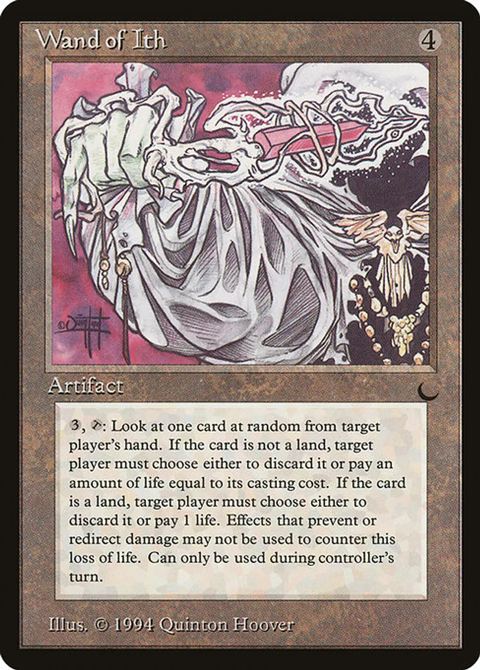 Carta Magic - Wand of Ith - Idioma: Ingles - Edicion: The Dark 1