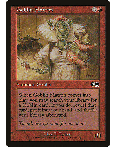 Carta Magic - Goblin Matron - Idioma: Ingles - Edicion: Urza's Saga