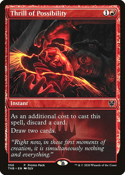 Carta Magic - FOIL Thrill of Possibility - Idioma: Español - Edicion: Theros Beyond Death Promos