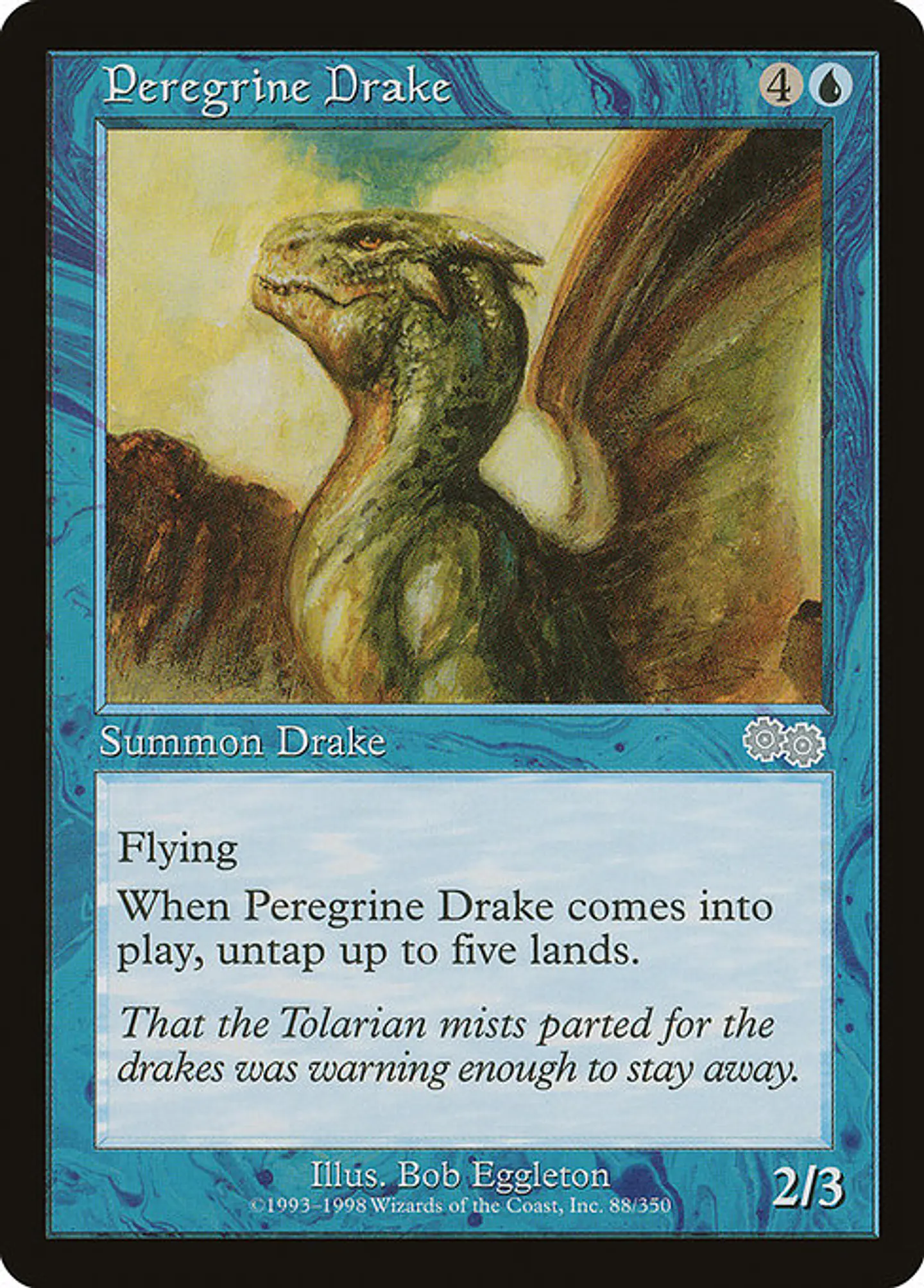 Carta Magic - Peregrine Drake - Idioma: Español - Edicion: Urza's Saga 1