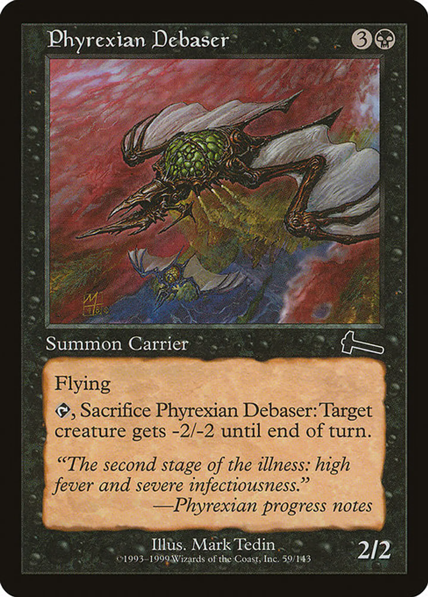 Carta Magic - FOIL Phyrexian Debaser - Idioma: Ingles - Edicion: Urza's Legacy 1