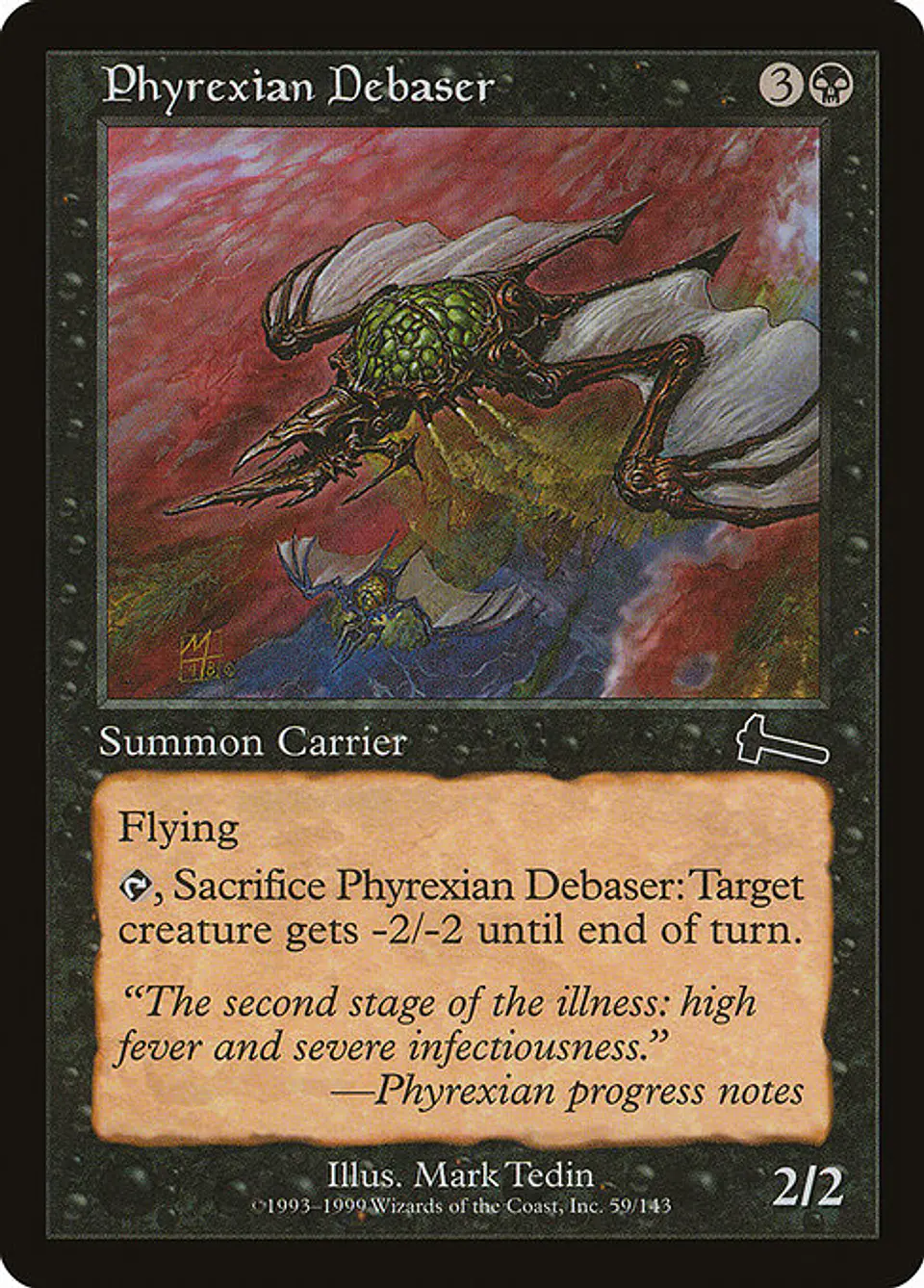 Carta Magic - FOIL Phyrexian Debaser - Idioma: Ingles - Edicion: Urza's Legacy 1