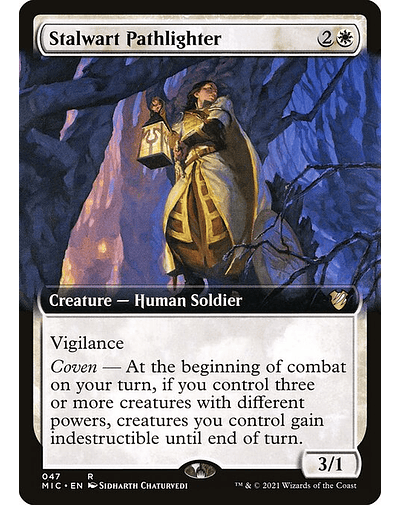 Carta Magic - Stalwart Pathlighter - Idioma: Ingles - Edicion: Midnight Hunt Commander