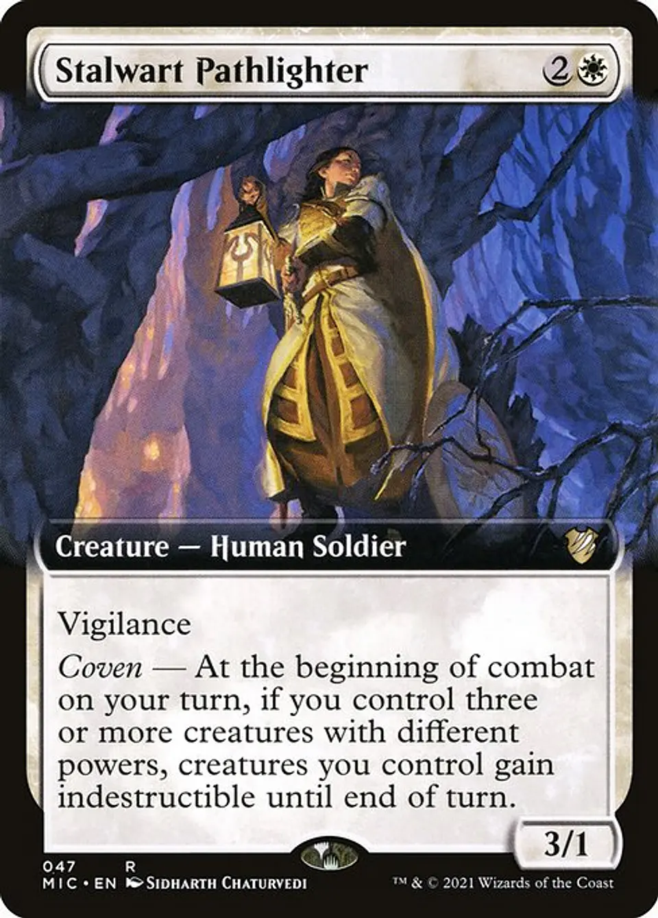 Carta Magic - Stalwart Pathlighter - Idioma: Ingles - Edicion: Midnight Hunt Commander 1