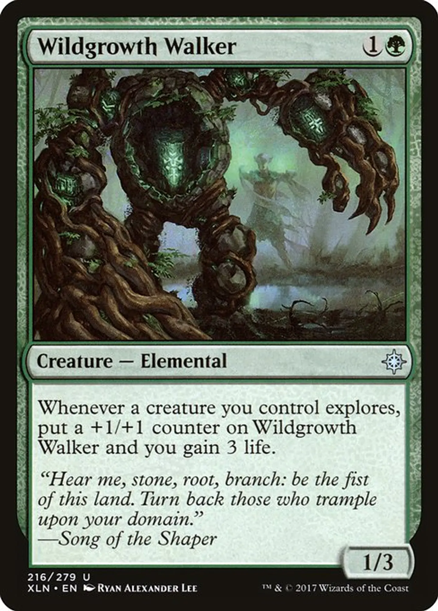 Carta Magic - Wildgrowth Walker - Idioma: Español - Edicion: Ixalan 1