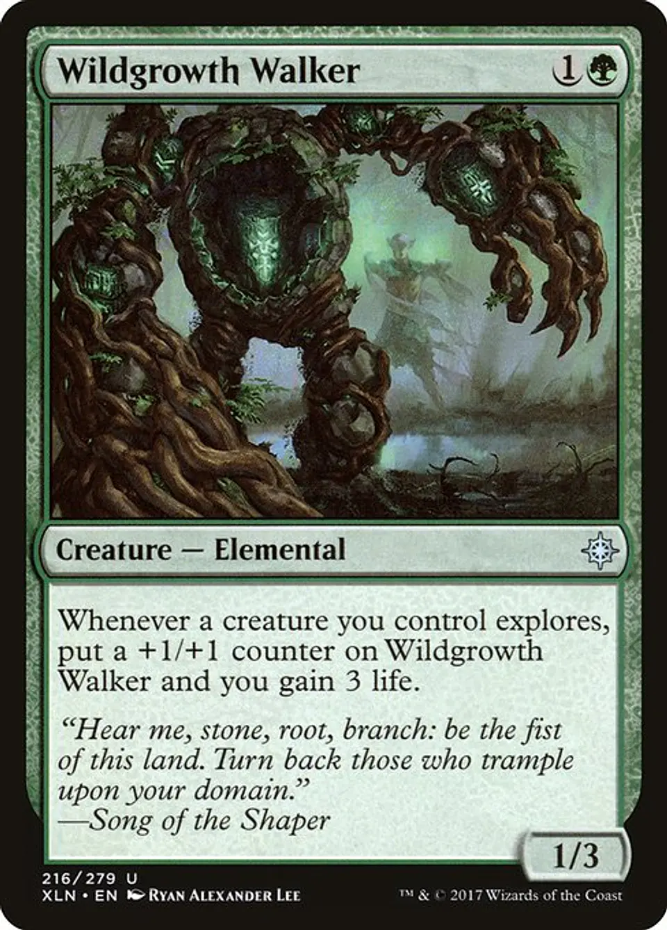 Carta Magic - Wildgrowth Walker - Idioma: Español - Edicion: Ixalan 1
