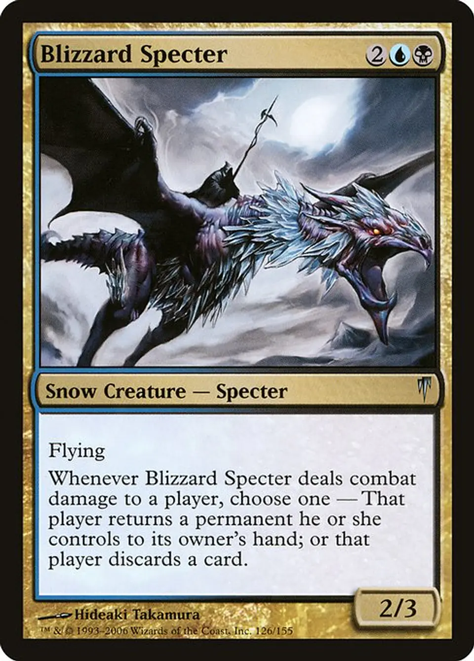 Carta Magic - Blizzard Specter - Idioma: Español - Edicion: Coldsnap 1