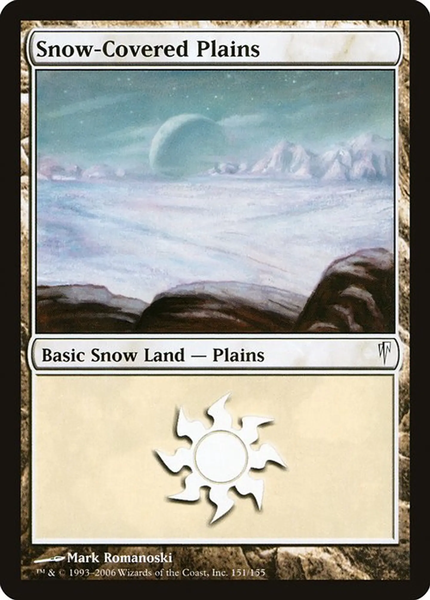 Carta Magic - Snow-Covered Plains - Idioma: Español - Edicion: Coldsnap 1