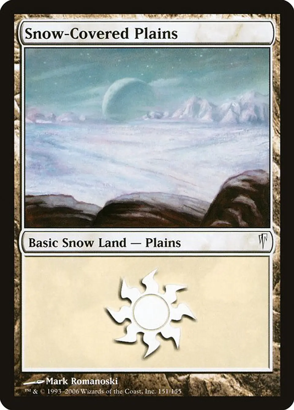 Carta Magic - Snow-Covered Plains - Idioma: Español - Edicion: Coldsnap 1