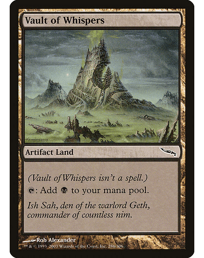 Carta Magic - Vault of Whispers - Idioma: Español - Edicion: Mirrodin