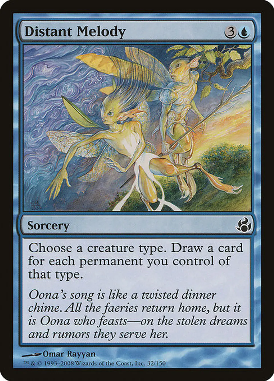 Carta Magic - Distant Melody - Idioma: Ingles - Edicion: Morningtide 1