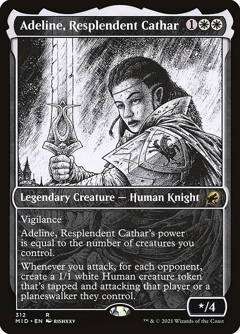 Carta Magic - Adeline, Resplendent Cathar - Idioma: Ingles - Edicion: Innistrad: Midnight Hunt