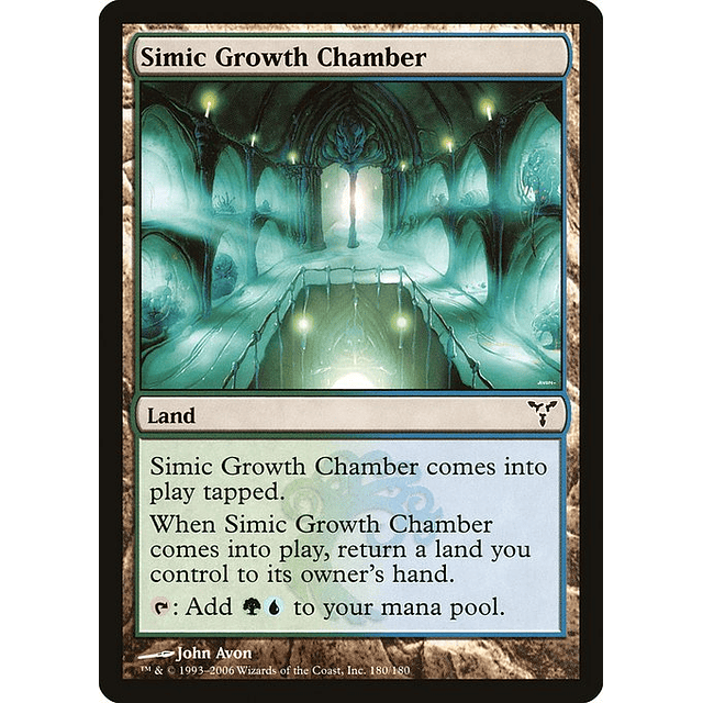 Carta Magic - Simic Growth Chamber - Idioma: Ingles - Edicion: Dissension