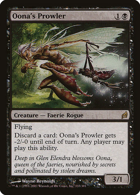 Carta Magic - Oona's Prowler - Idioma: Español - Edicion: Lorwyn