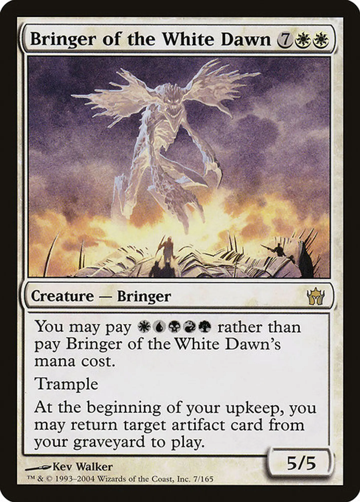 Carta Magic - Bringer of the White Dawn - Idioma: Español - Edicion: Fifth Dawn 1