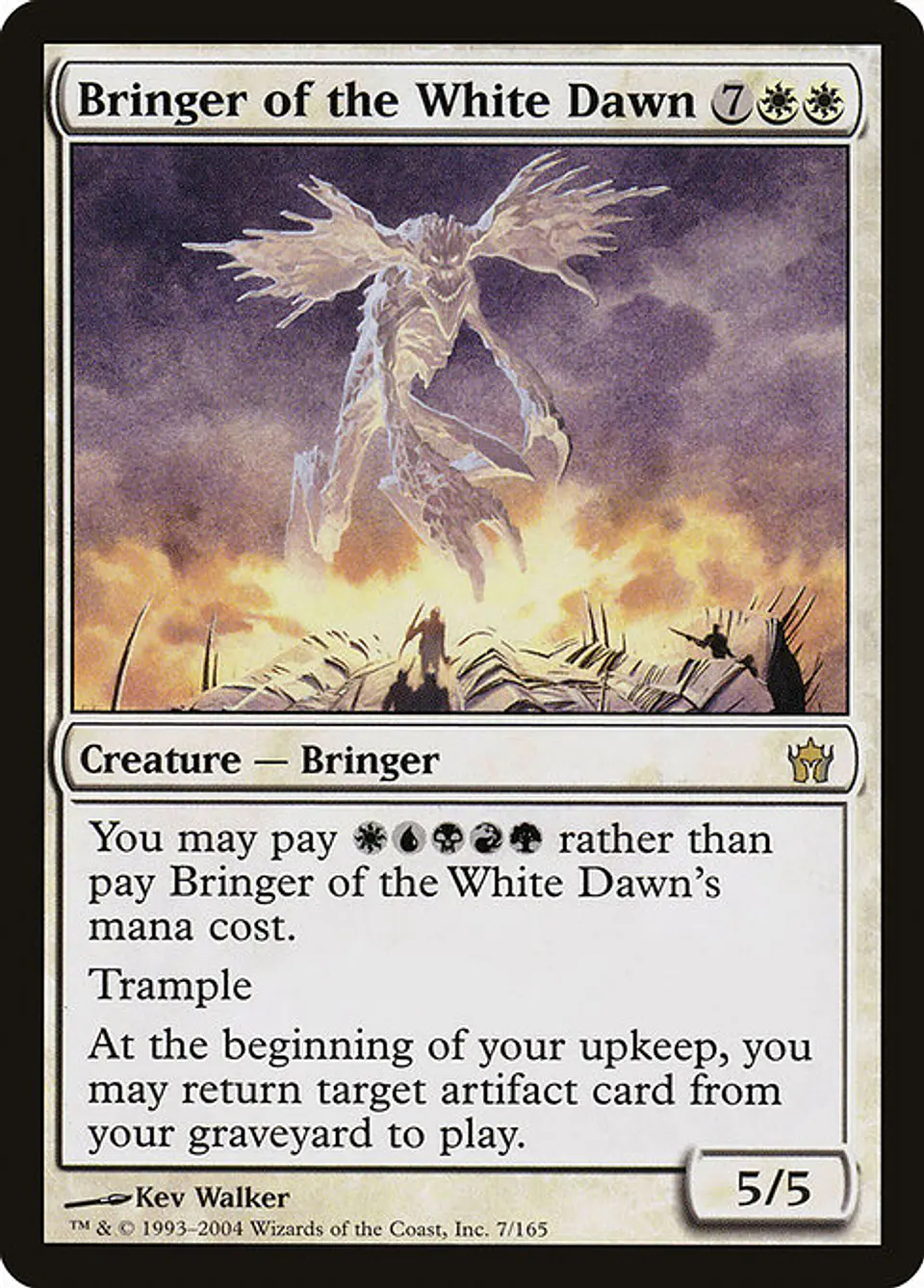 Carta Magic - Bringer of the White Dawn - Idioma: Español - Edicion: Fifth Dawn 1