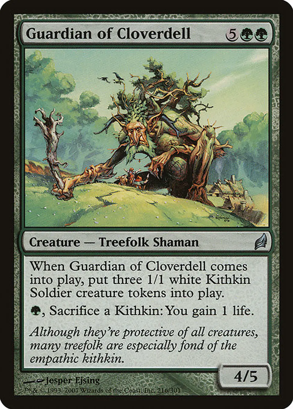 Carta Magic - FOIL Guardian of Cloverdell - Idioma: Español - Edicion: Lorwyn 1