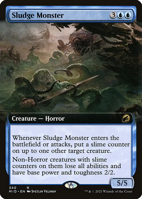 Carta Magic - FOIL Sludge Monster - Idioma: Ingles - Edicion: Innistrad: Midnight Hunt