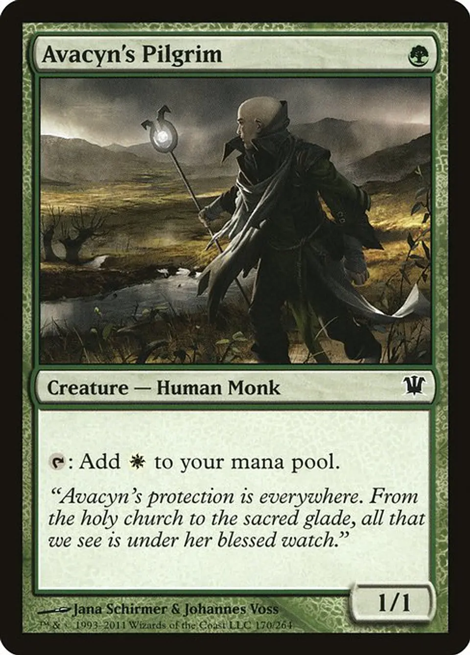 Carta Magic - Avacyn's Pilgrim - Idioma: Español - Edicion: Innistrad 1