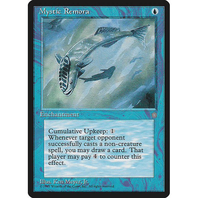 Carta Magic - Mystic Remora - Idioma: Español - Edicion: Ice Age