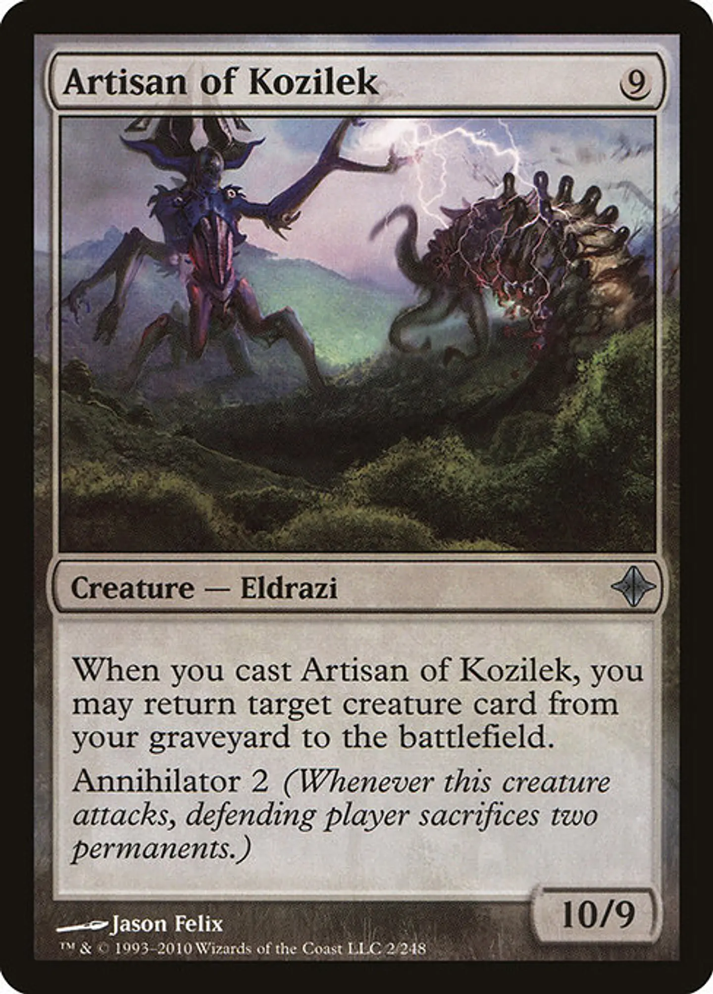 Carta Magic - Artisan of Kozilek - Idioma: Español - Edicion: Rise of the Eldrazi 1