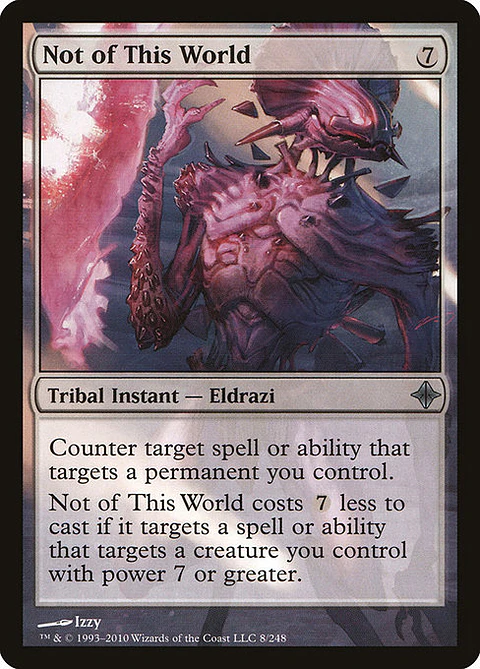 Carta Magic - Not of This World - Idioma: Español - Edicion: Rise of the Eldrazi