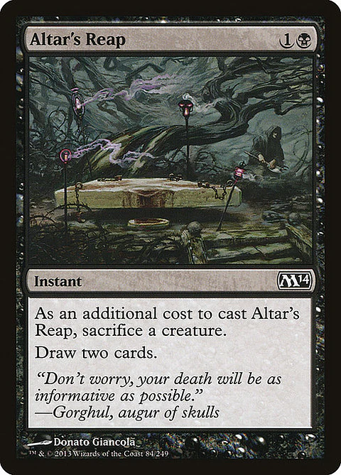 Carta Magic - FOIL Altar's Reap - Idioma: Español - Edicion: Magic 2014