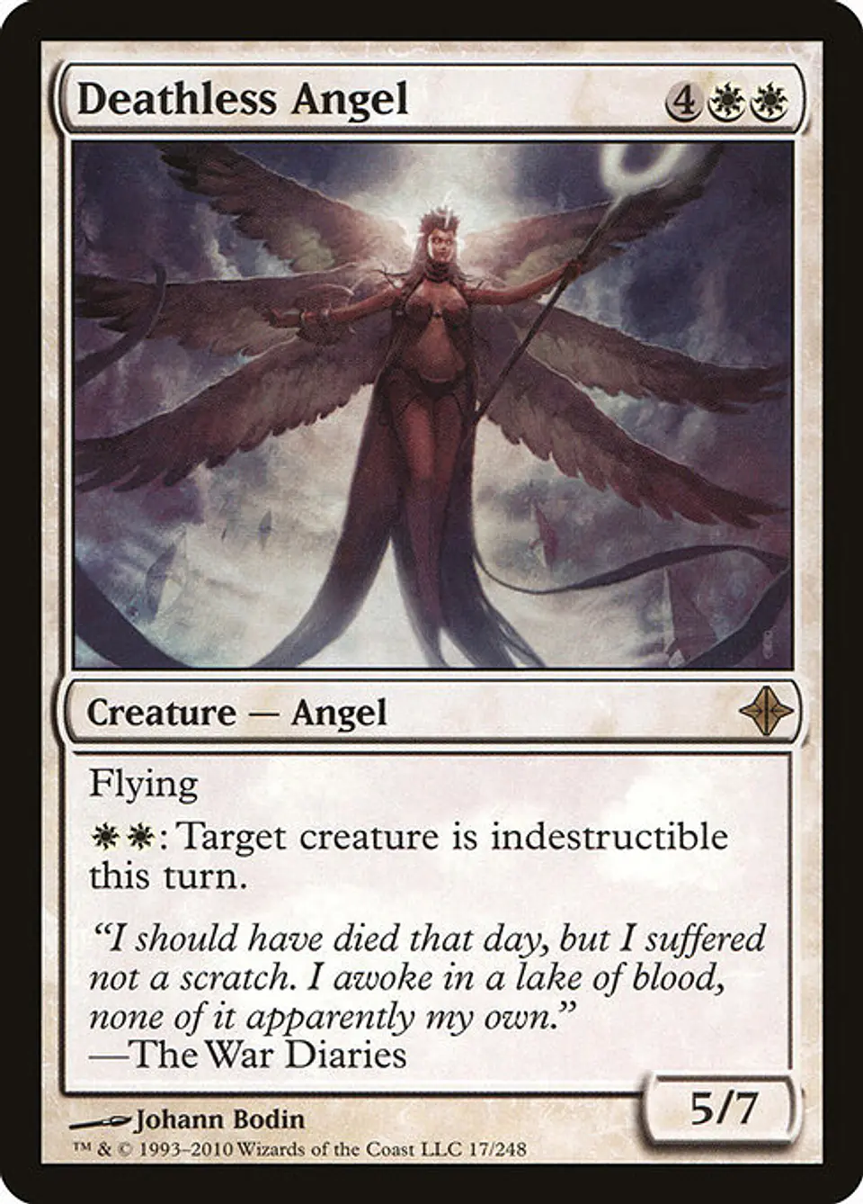 Carta Magic - Deathless Angel - Idioma: Español - Edicion: Rise of the Eldrazi 1