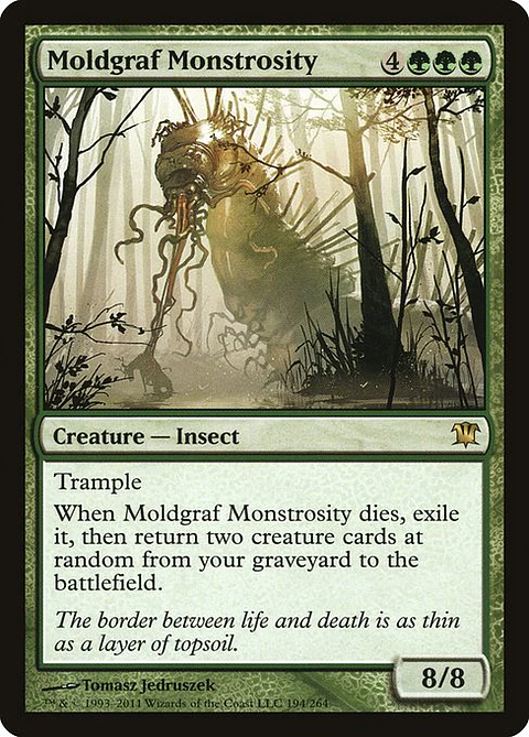 Carta Magic - Moldgraf Monstrosity - Idioma: Español - Edicion: Innistrad