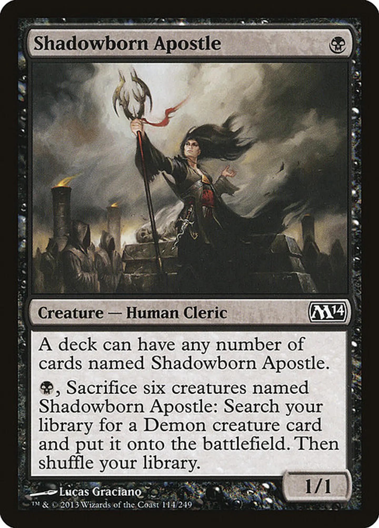 Carta Magic - Shadowborn Apostle - Idioma: Español - Edicion: Magic 2014 1