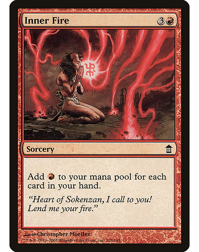 Carta Magic - FOIL Inner Fire - Idioma: Español - Edicion: Saviors of Kamigawa