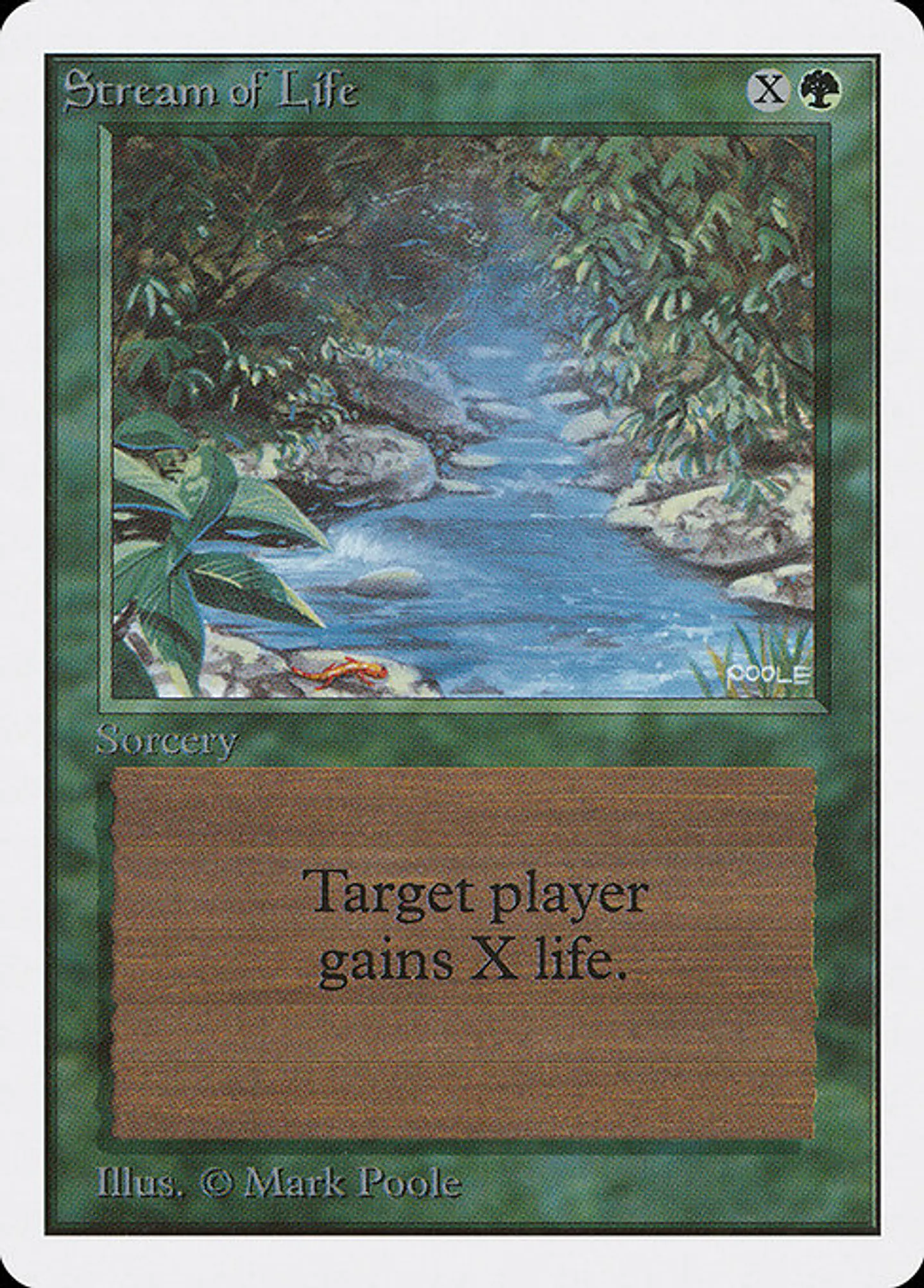 Carta Magic - Stream of Life - Idioma: Ingles - Edicion: Unlimited Edition 1